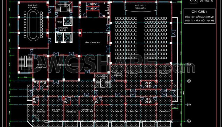150. Download 19-story 5-star Hotel Architectural Drawings In Autocad Dwg (2)