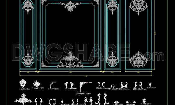 6 months ago
                

                
             1,180155. Download French-Style PU Molding Wall Panel Module CAD File