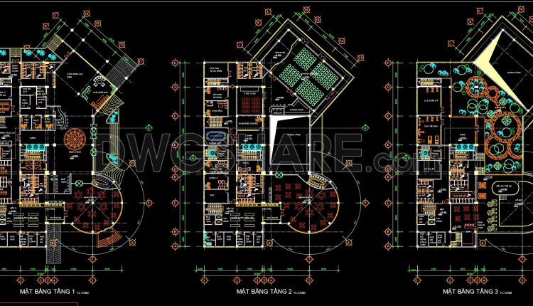 159. Download Architectural Drawings Of 17-story 4-star Hotel (2)
