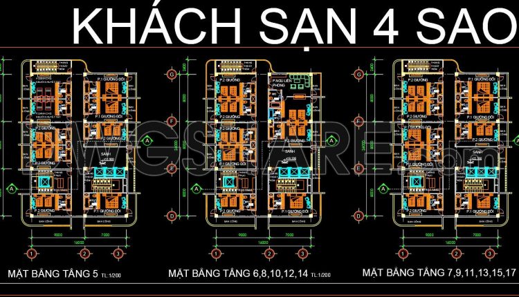 159. Download Architectural Drawings Of 17-story 4-star Hotel (3)