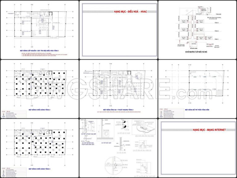 357. Download MEP Design Drawings for a 3-Storey English Language ...