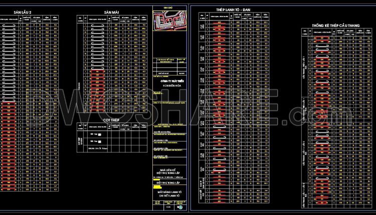 386. Free Download of Structural CAD Drawings for 16.8m x 19.8m Reinforced Concrete Townhouse (1)