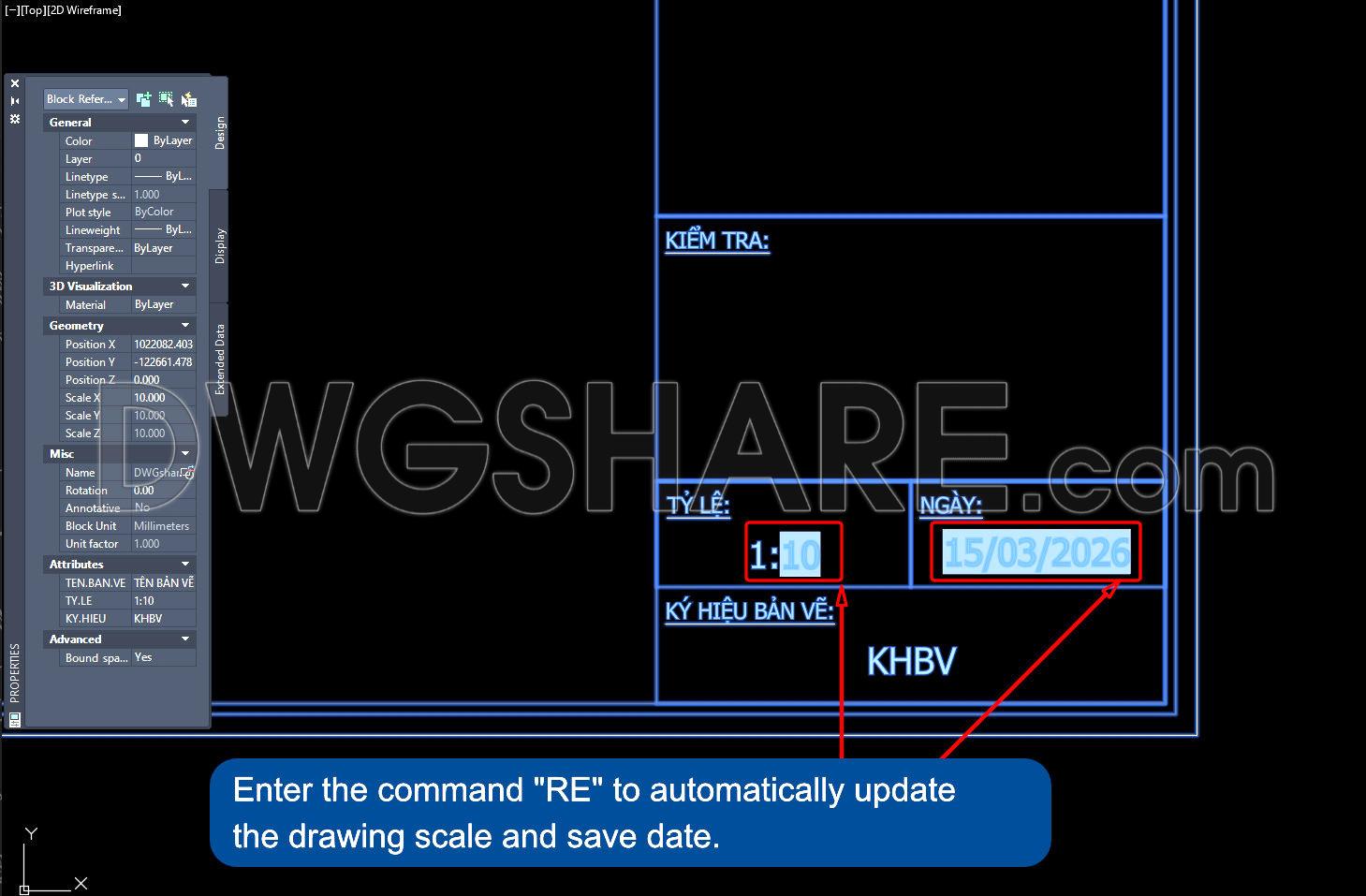 41. Free Download Drawing Title Block with Automatic Metric Scale Update (2)