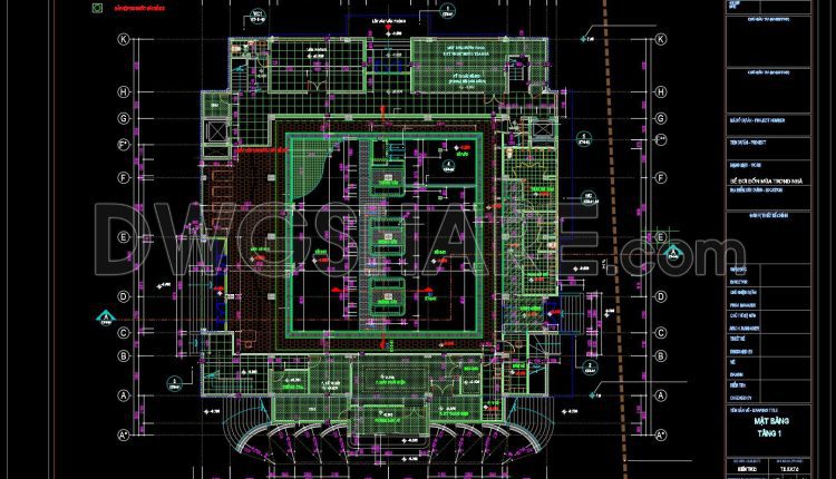 45. Indoor Four-season Swimming Pool First Floor Plan Cad – Free Download