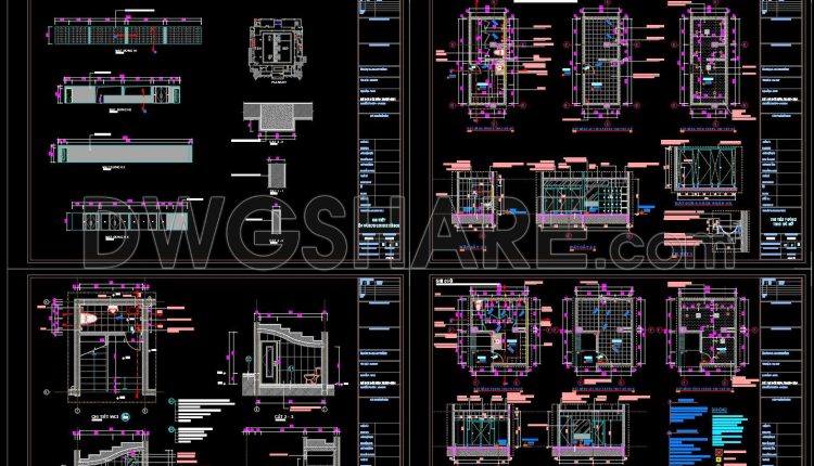 45. Sanitary Cad Drawings