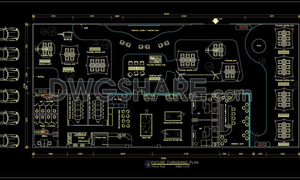 5 months ago
                

                
             2,80450. Cafe & Restaurant CAD Plan – Seating Layout, Bar Counter & Outdoor Design