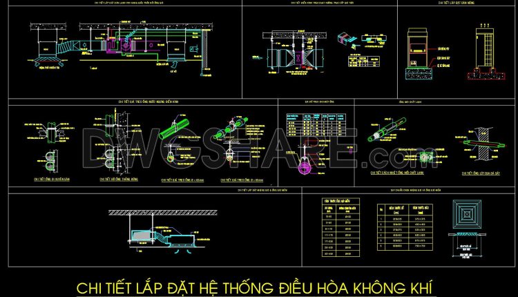 506. Download Free CAD Drawings of HVAC Air Conditioning System for Multi-Storey Building (2)