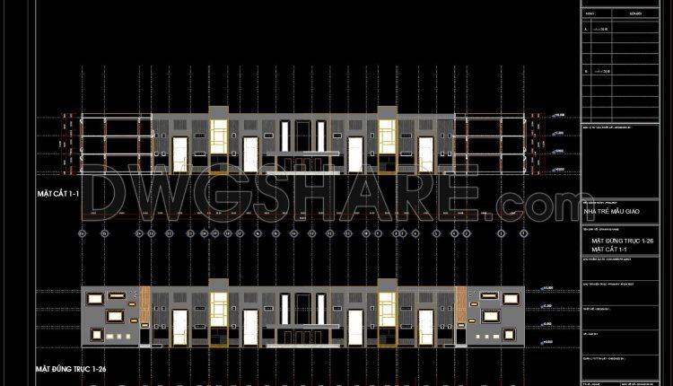 55. Download Concept Design Drawings For A 3-storey Kindergarten (38m × 88m) (3)