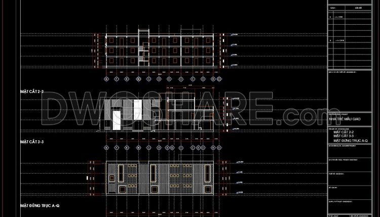 55. Download Concept Design Drawings For A 3-storey Kindergarten (38m × 88m) (4)