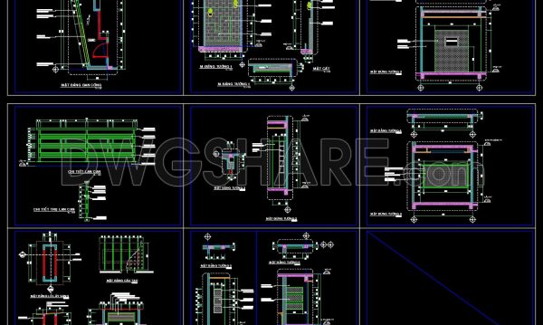 5 months ago
                

                
             347592. Download Detailed CAD Drawings of Balcony Structures, Railings, and Wall Sections