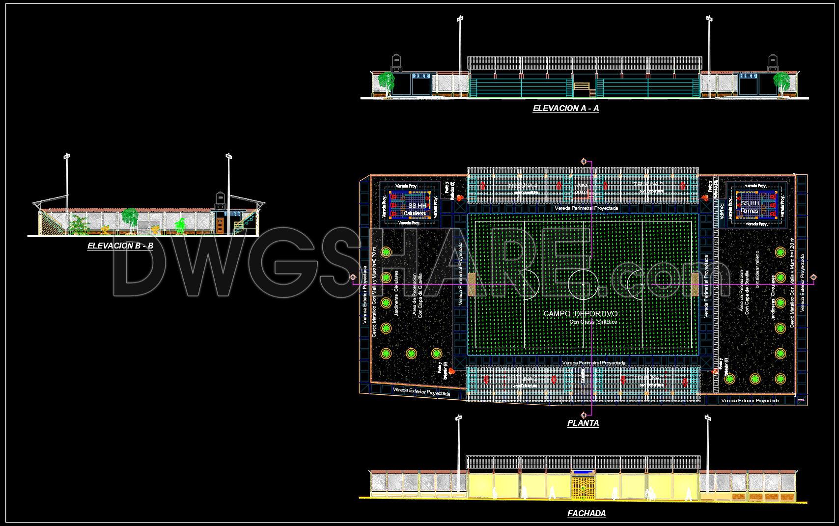 61. Download Cad Plans For A Synthetic Grass Football Field