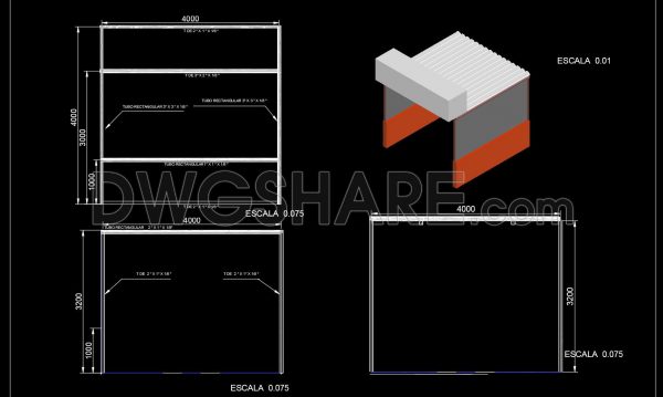 5 months ago
                

                
             180688. Market Stall Elevation Details CAD Template DWG – Free Download