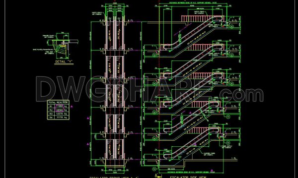 5 months ago
                

                
             691689. Mechanical Escalator Elevation CAD Details DWG – Free Download