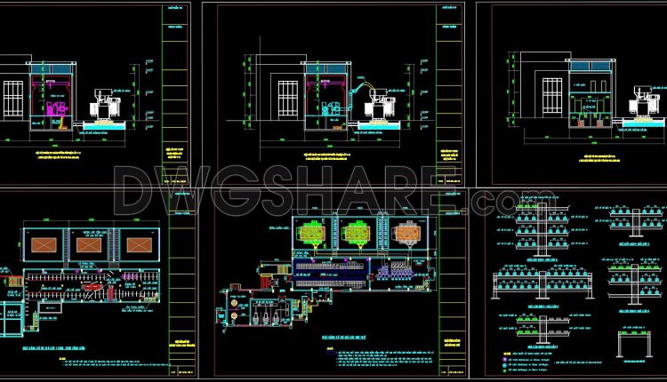 70. Cad Drawings Of 110kv Power Plant Design With Gis Substation (3)