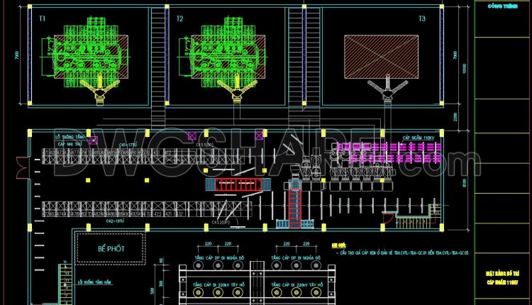 70. Free Download 110kv Underground Substation Layout Cad Drawing