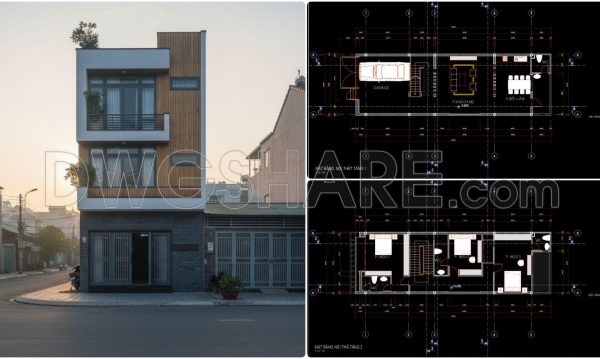 5 months ago
                

                
             509847. Free Download Architectural Floor Layout Plans for a 3-Storey Townhouse
