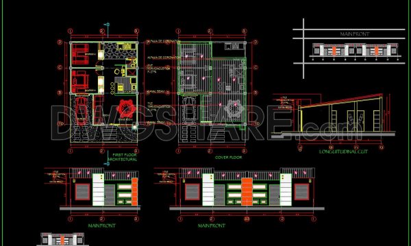 5 months ago
                

                
             517861. Download CAD Drawings of a Single-Storey House with a Modern Facade