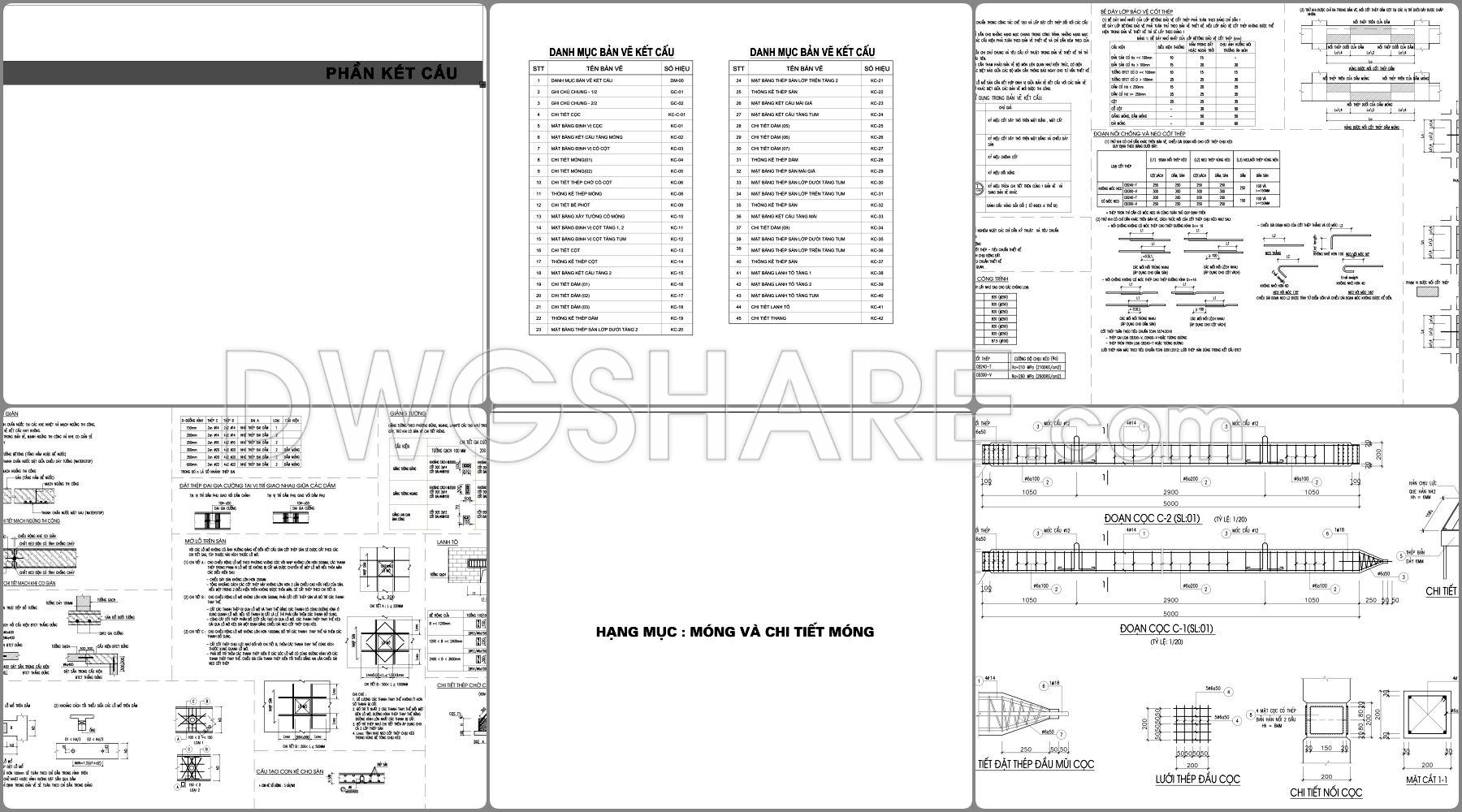 869. Download Full Construction Design Cad Drawings For A 3-storey House (7.5m X 16m) (12)