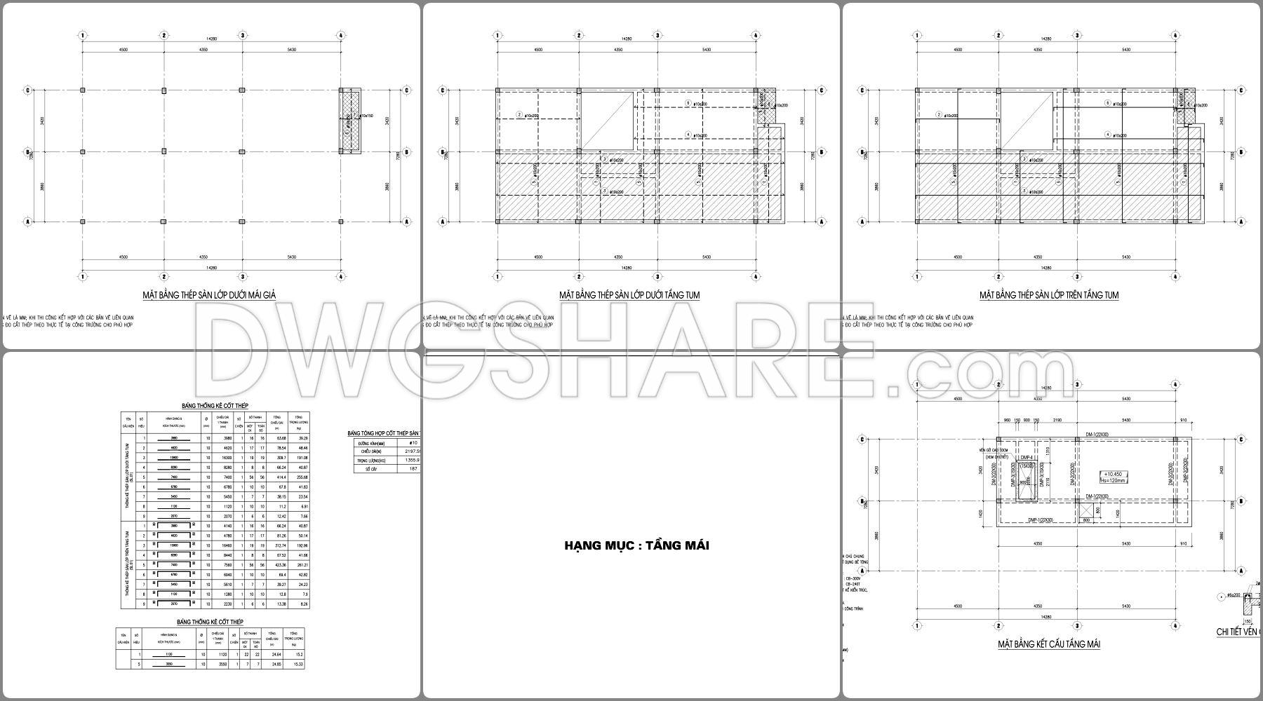 869. Download Full Construction Design Cad Drawings For A 3-storey House (7.5m X 16m) (18)