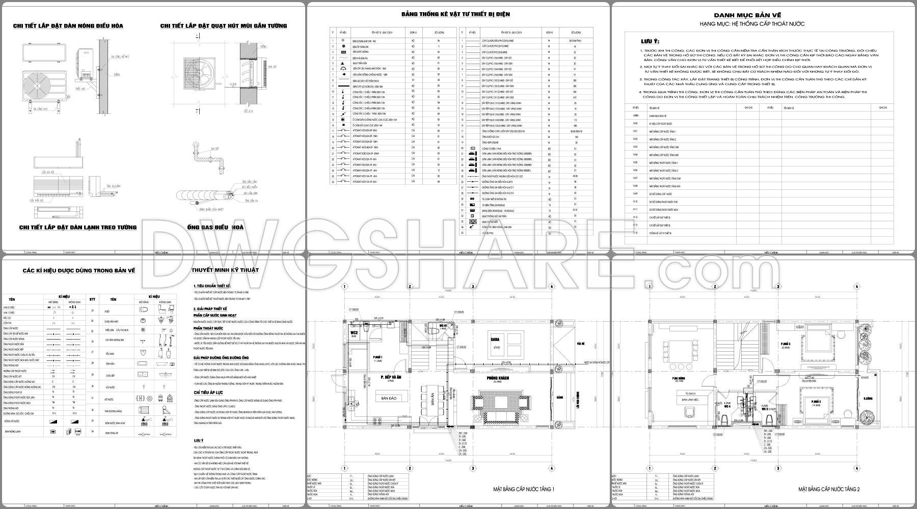869. Download Full Construction Design Cad Drawings For A 3-storey House (7.5m X 16m) (24)