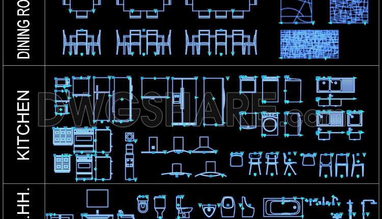 94.-download-dynamic-cad-blocks-for-dining-room-kitchen-sanitary-furniture