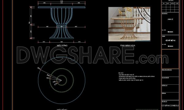 5 months ago
                

                
             26999. Free CAD Console Table Detail Drawings for Living Room Use
