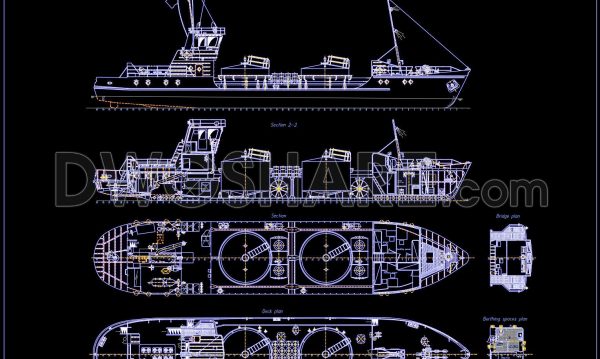 5 months ago
                

                
             228124. Free Download Detailed Tanker Ship AutoCAD Drawings DWG
