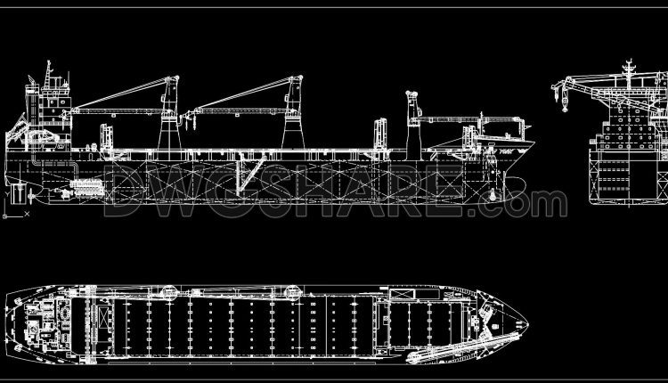 126. Free HHL New York Cargo Vessel CAD Drawings DWG (1)