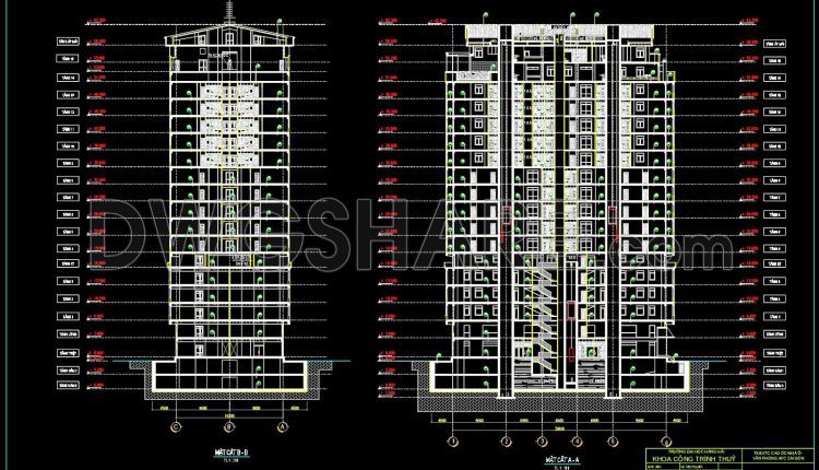 127. Download Complete CAD Files – AFC Office & Residential Tower Design (2)