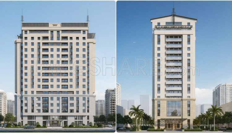 127. Download Complete CAD Files – AFC Office & Residential Tower Design (1)