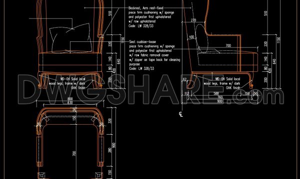 132.-classic-armchair-cad-drawing-with-dimensions-free-dwg-file-1