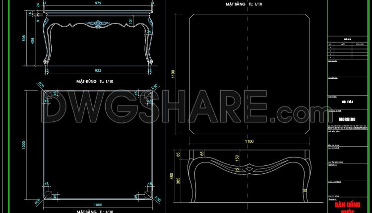 133.-elegant-wooden-table-cad-drawing-full-dimensions-dwg-download