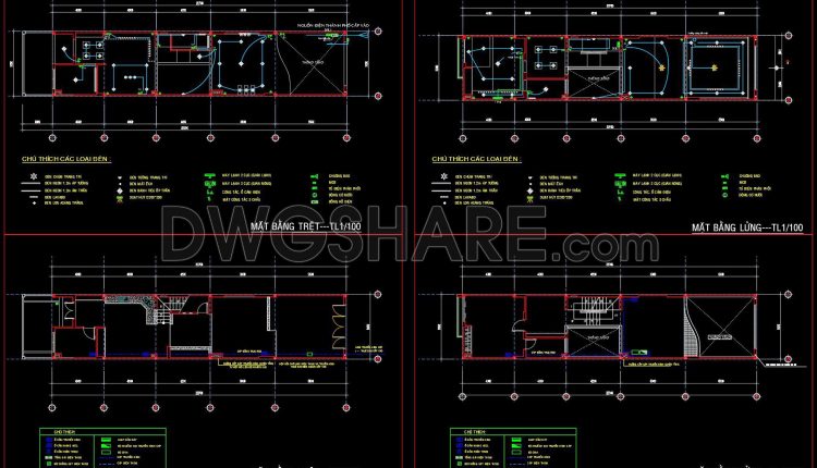 150. Free Download Electrical Design Drawings for a 2-Story Townhouse (6)