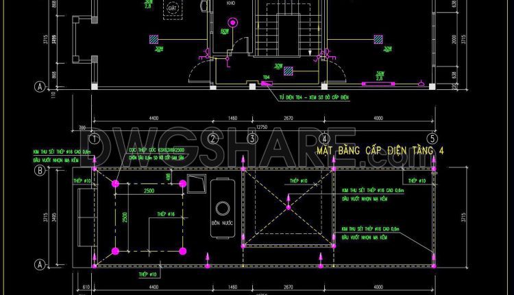 153. Free Download Electrical Design Drawings for a 4-Story Townhouse (3)