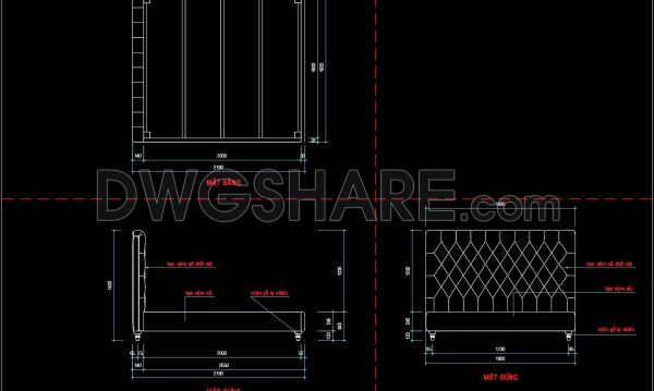 4 months ago
                

                
             181159. Free CAD Files for Master Bedroom Bed Design and Details