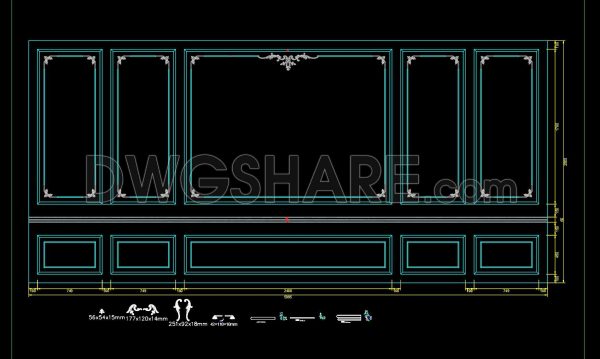4 months ago
                

                
             444162. Download French-Style PU Molding Wall Panel Module CAD File