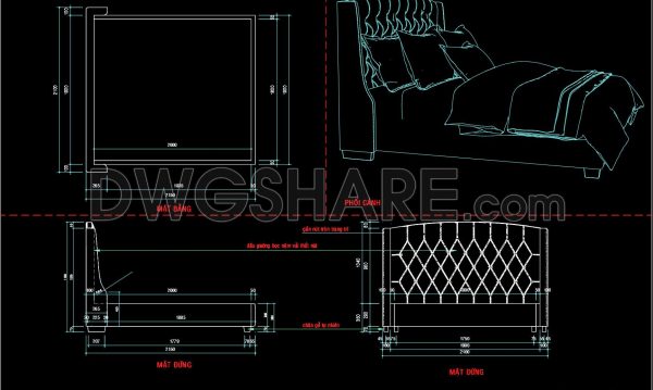 4 months ago
                

                
             239163. Free CAD Files for Guest Room Bed Design and Details