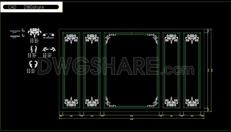 166.-free-download-luxury-french-style-background-wall-module-dwg-file