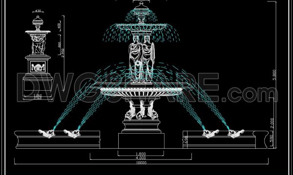 5 months ago
                

                
             782177. Classical Landscape Water Fountain CAD Drawing for Garden Design
