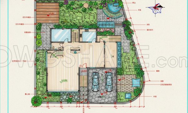 4 months ago
                

                
             501195. Free Download Villa Courtyard Construction Drawings – Detached House (CAD