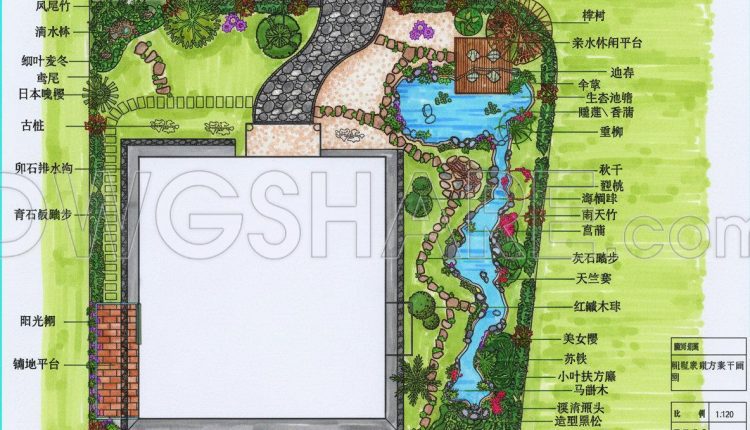 198.-free-private-villa-courtyard-planting-plan-cad-drawings-master-layout-1