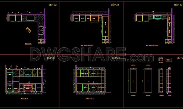 4 months ago
                

                
             283217. Download Free Detailed CAD Drawings of Home Kitchen Cabinets