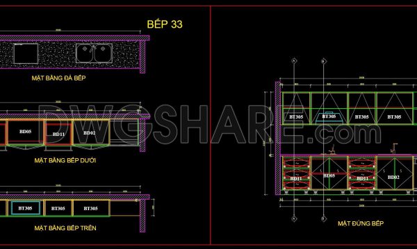 4 months ago
                

                
             186218. Download Free Detailed CAD Drawings of Home Kitchen Cabinets