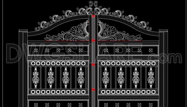 251.-free-cad-file-of-ornate-classical-villa-gate-design-with-detailed-decorative-motifs