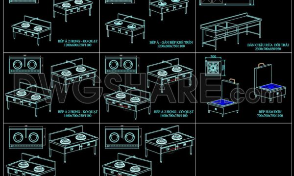 4 months ago
                

                
             623261. Comprehensive Commercial Kitchen CAD Library (Asian Ranges, Western Ranges, Rice Steamers)