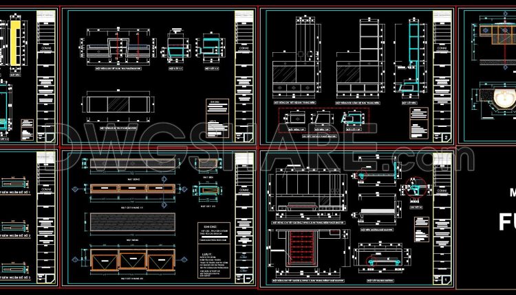 29. Download Full Interior Cad Set For 3-bedroom Apartment 130m2 (dwg Files) (3)