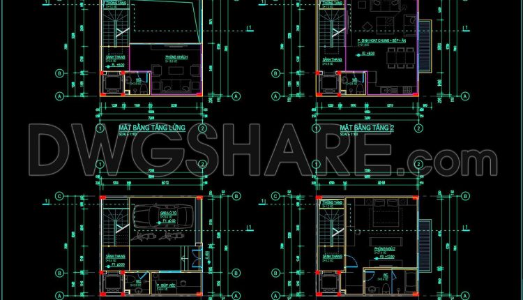 309.-free-7x7.2m-townhouse-cad-drawings-full-floor-plans-layouts-1