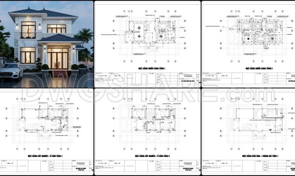 4 months ago
                

                
             842317. Free Download of Mechanical and Electrical Construction Design Drawings for a 2-Story House