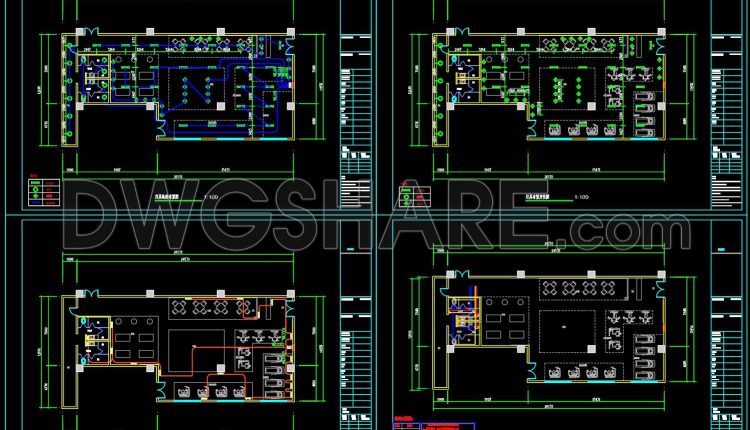 33. Modern Gym Interior Cad Drawing Set – Full Layout, Mep Systems & 3d ...