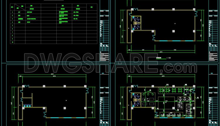 33. Modern Gym Interior Cad Drawing Set – Full Layout, Mep Systems & 3d ...